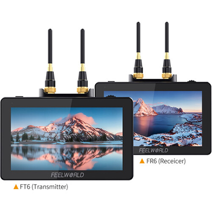 FeelWorld Two 5.5" On-Camera HDMI Monitors FT6 and FR6