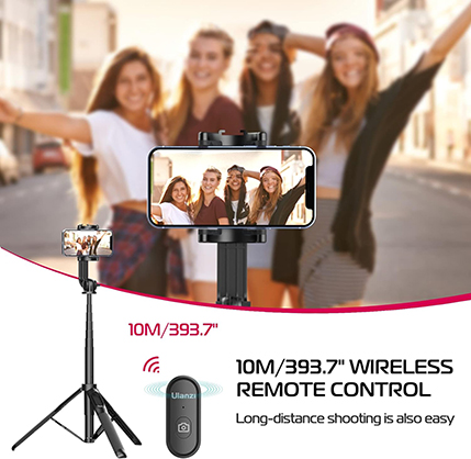 1021172_C.jpg - Ulanzi SK-03 Extendable Selfie Stick with Bluetooth Remote - Image 3
