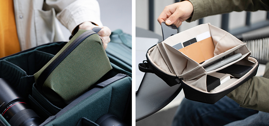 1021192_A.jpg - PGYTECH Mini Tech Pouch (Moss Green) - Image 1