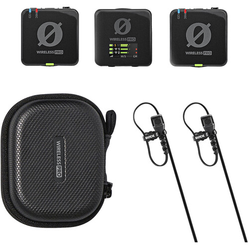 RODE Wireless PRO 2-Person Wireless Microphone System/Recorder with Lavalier Mic