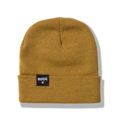 RODE Beanie - Classic Gold - Hat with Gold Logo