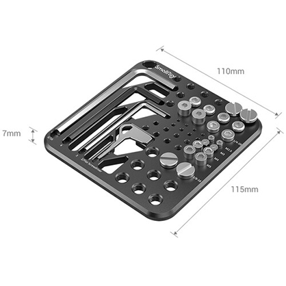1022172_B.jpg - SmallRig Screw and Allen Wrench Storage Plate Kit 3184 - Thumbnail 2