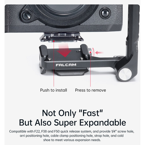 1022242_B.jpg - Ulanzi Falcam Quick Release Foldable Half Cage Kit for Select Cameras - Image 2