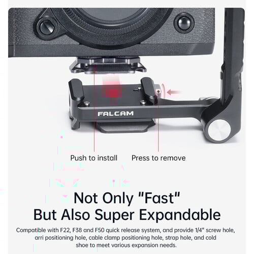 1022242_B.jpg - Ulanzi Falcam Quick Release Foldable Half Cage Kit for Select Cameras - Image 2