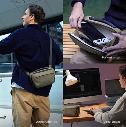 1022372_C.jpg - VSGO V-BG011 Storage Pouch in Desert Yellow - Image 3