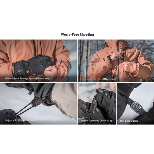 1022612_B.jpg - PGYTECH Master Photography Gloves XLarge - Image 2