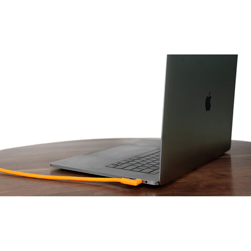 1023182_A.jpg - Tether Tools TetherPro Dual Right-Angle USB-C Cable 4.6 Metre Orange - Thumbnail 1