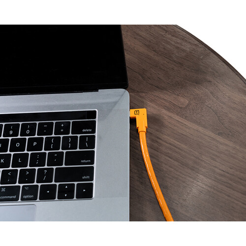 1023182_C.jpg - Tether Tools TetherPro Dual Right-Angle USB-C Cable 4.6 Metre Orange - Image 3