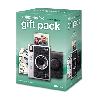 1023222_A.jpg - Instax Mini Evo Instant Film Camera - Black (2024 Limited Edition Gift Pack) - Image 1