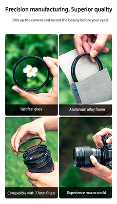 1023232_A.jpg - Kase Magnetic Close-Up Lens Kit 77mm (including 67-77mm + 72-77mm step up rings) - Image 1