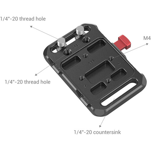 1023242_B.jpg - SmallRig Mini V-Lock Battery Plate 2987 - Image 2