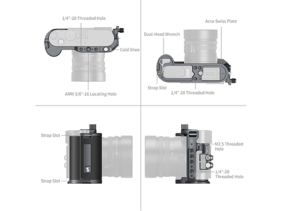 1023252_A.jpg - SmallRig Cage Kit for Leica Q3 4567 - Image 1