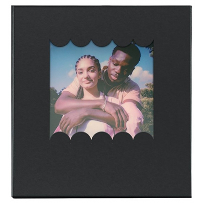 1023292_B.jpg - Polaroid Photo Album Scalloped Small - Black - Thumbnail 2
