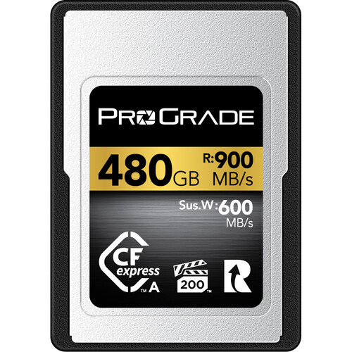 ProGrade 480GB CFexpress 2.0 Type A Gold Memory Card - Best Available Image