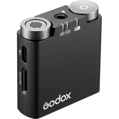 1023422_C.jpg - Godox Virso M1 Wireless Microphone System for Cameras and Smartphones (2.4 GHz) - Thumbnail 3