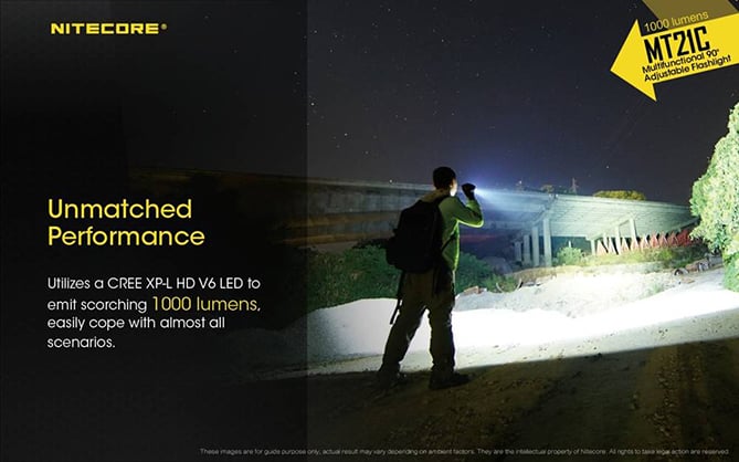 1023492_A.jpg - Nitecore MT21C 1000 Lumen Adjustable Right Angle Flashlight - Thumbnail 1