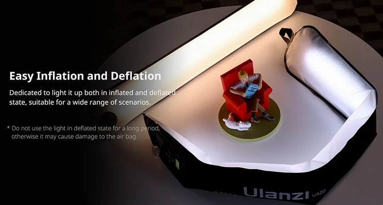 1023842_A.jpg - Ulanzi UA12 Portable Air Tube Light 12W - Image 1