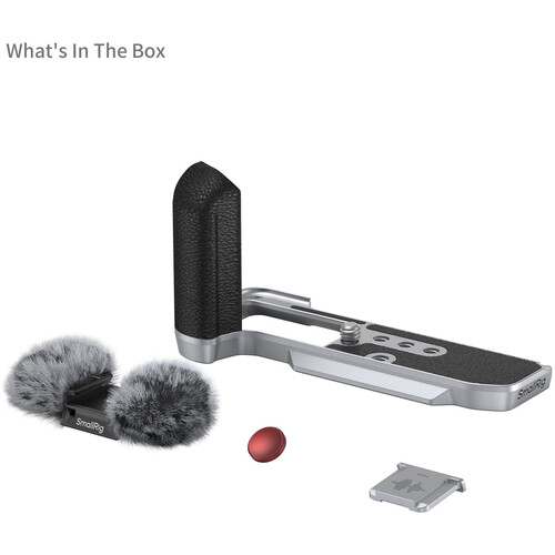 1024062_A.jpg - SmallRig L-Shape Mounting Plate with Silicone Handle FUJIFILM X-M5 Silver) 4875 - Thumbnail 1