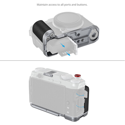 1024062_C.jpg - SmallRig L-Shape Mounting Plate with Silicone Handle FUJIFILM X-M5 Silver) 4875 - Image 3