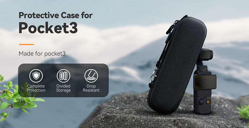 Telesin Portable Storage Bag DJI Osmo Pocket 3 - Best Available Image