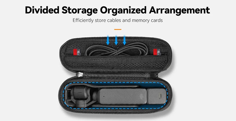 1024182_C.jpg - Telesin Portable Storage Bag DJI Osmo Pocket 3 - Thumbnail 3