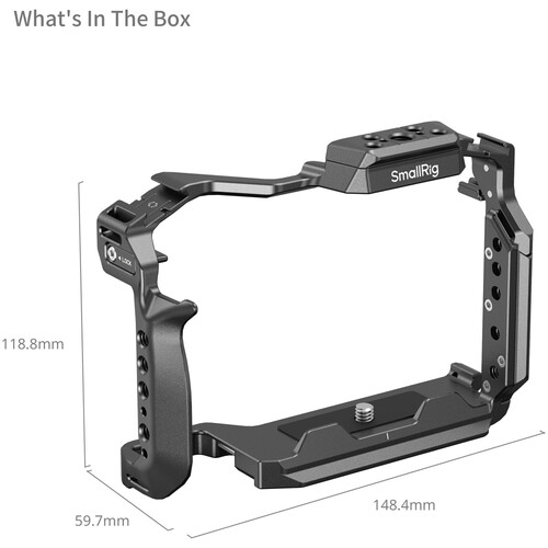 1024622_B.jpg - SmallRig Camera Cage for Panasonic LUMIX S1R II, S5 II, S5 IIX and G9 II 4902 - Thumbnail 2