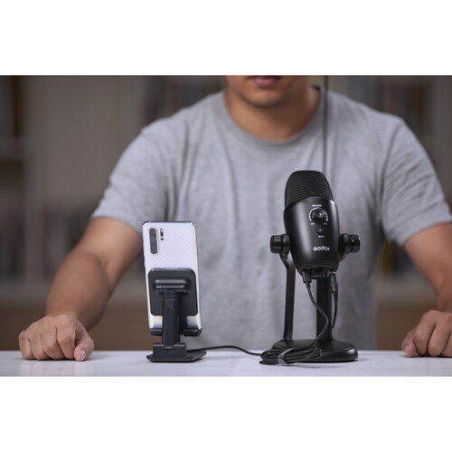 1024992_D.jpg - Godox UMic82 Multi-Pattern Desktop USB Condenser Microphone - Thumbnail 4