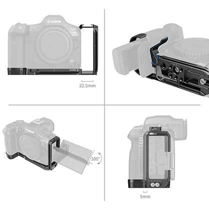 1025082_C.jpg - SmallRig L-Shape Mount Plate for Canon EOS R5 Mark II 4983 - Image 3