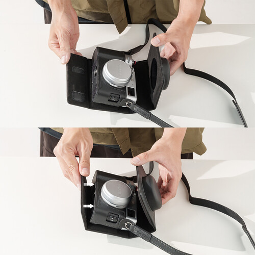 1025472_B.jpg - SmallRig Leather Case Kit for FUJIFILM X100VI (Black) 5622 - Thumbnail 2