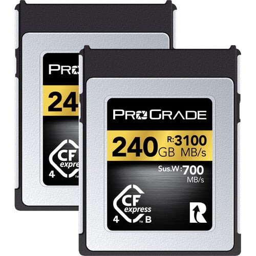 Best image for ProGrade 240GB CFexpress 4.0 Type B Gold Memory Card (2-Pack)