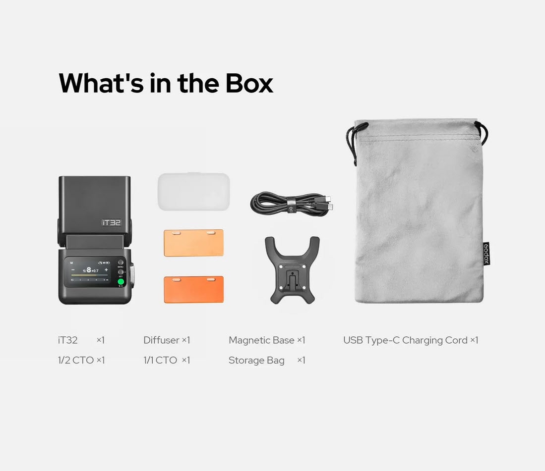 1025772_E.jpg - Godox iT32 TTL Mini Flash with X5C Trigger Kit for Canon - Thumbnail 3