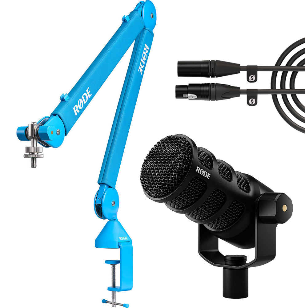 Rode PodMic USB Podcast Kit Blue - Best Available Image