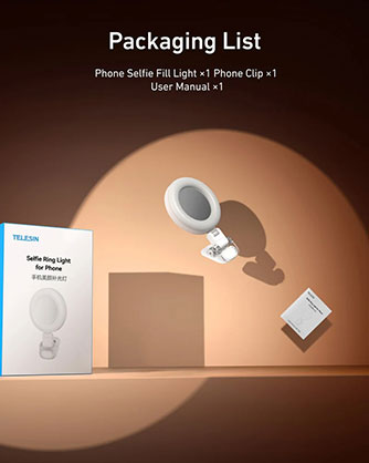 1025892_D.jpg - Telesin Mobile Phone Beauty Selfie Fill Light - Thumbnail 4