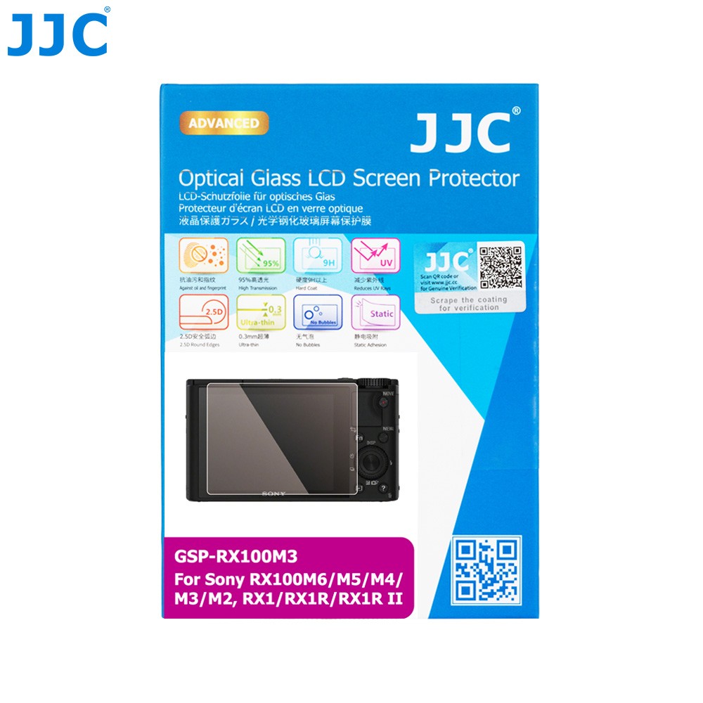 JJC Ultra-Thin LCD Screen Protector for Sony RX100 7 6 5 4 3 2 and RX1R III - Best Available Image