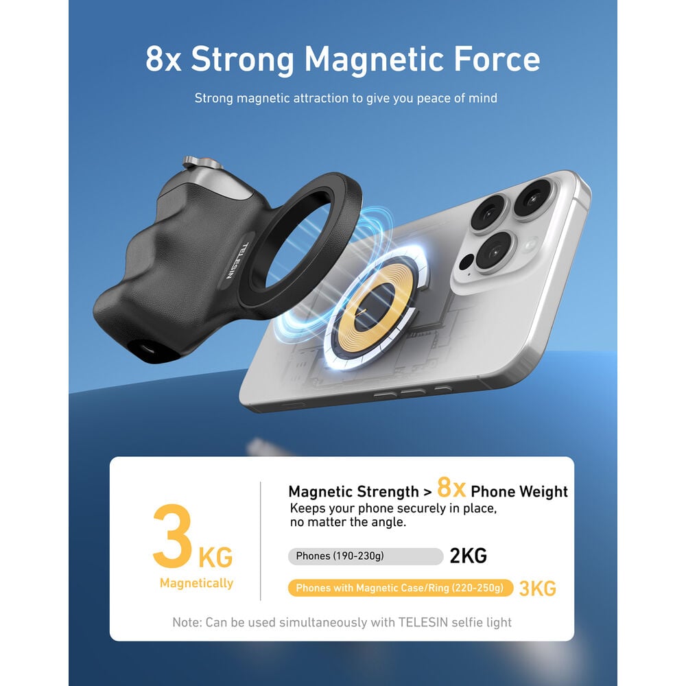 1026112_C.jpg - Telesin Fun Shot Magnetic MagSafe Phone Grip - Thumbnail 3