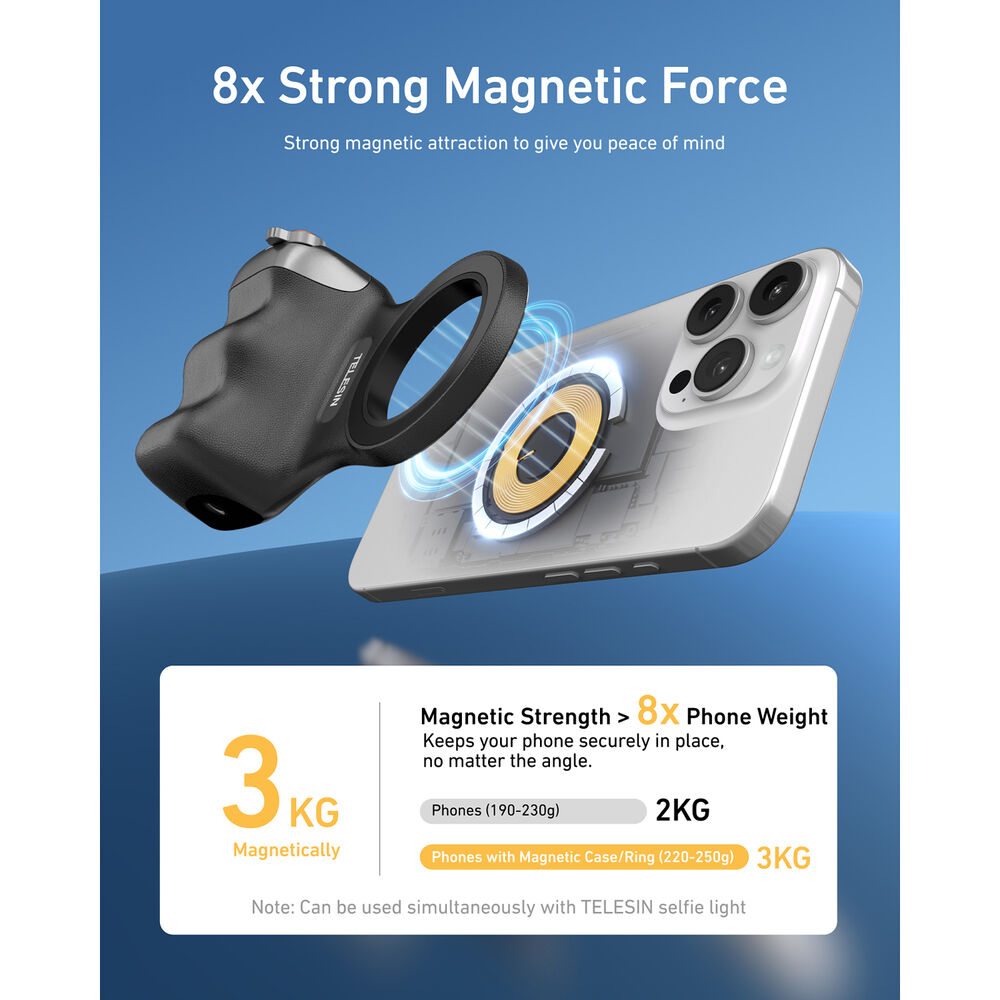 1026112_C.jpg - Telesin Fun Shot Magnetic MagSafe Phone Grip - Image 3