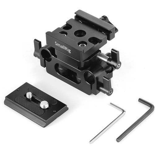 1026292_A.jpg - SmallRig Universal Baseplate with 15mm LWS Rod Support DBC2272B - Image 1