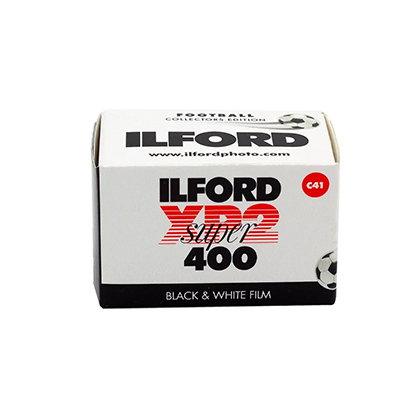 1026702_A.jpg - Ilford XP2 Super 35mm 36 Exposure Black  &  White Film - Football Limited Edition - Image 1