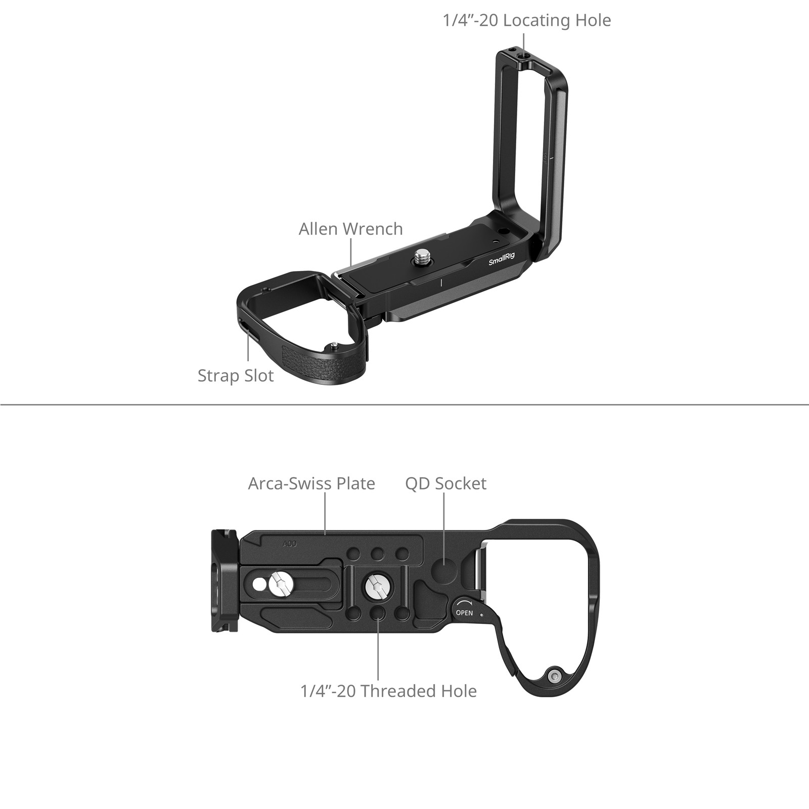1026712_A.jpg - SmallRig L-Shaped Mount Plate for Sony a7R VI 6706 - Image 1