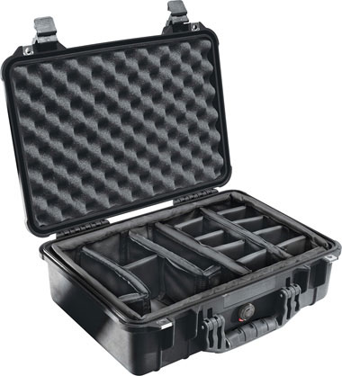 Pelican 1500 case with dividers