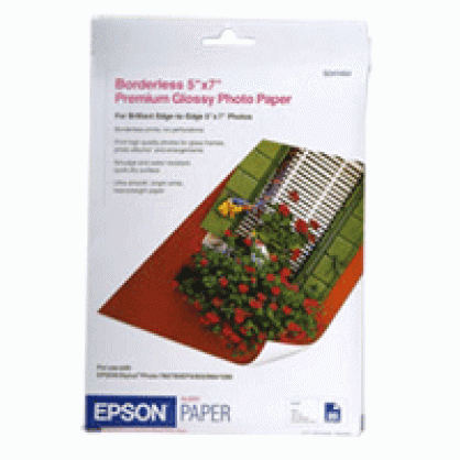 Epson Permium Glossy Photo Paper "5x7" (20)