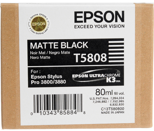 Best image for Epson 3800/3880 K3 80ml Ink Matte Black