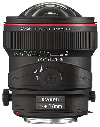 CANON TS-E 17mm f4L TILT SHIFT LENS - Best Available Image