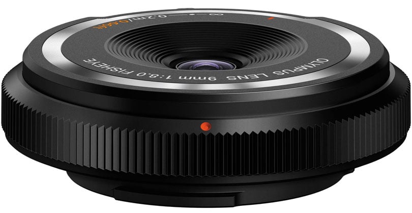 Best image for Olympus M-Zuiko 9/8 Fisheye body cap lens-Black