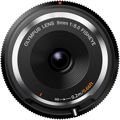 1010123_A.jpg - Olympus M-Zuiko 9/8 Fisheye body cap lens-Black - Image 1