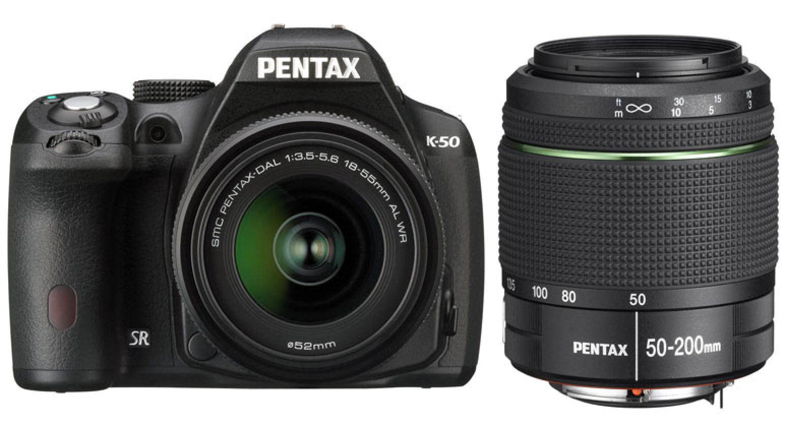 Pentax K50 1855mm /50200mm Twin kit