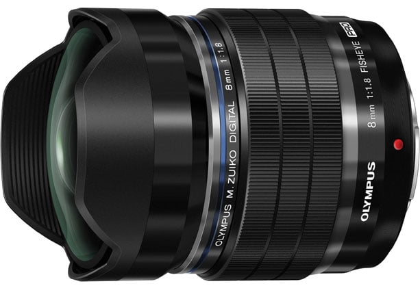 Olympus M.ZUIKO ED 8mm f/1.8 Fisheye PRO lens+$200 Cashback