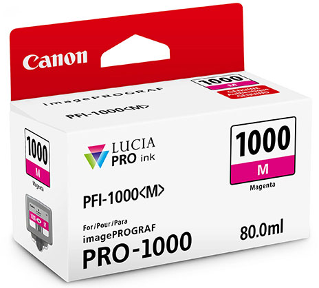 Canon PFI-1000M Magenta Ink Prograf 1000