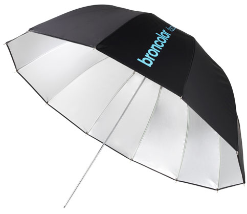 Bron Focus 110cm Umbrella Silver/Black