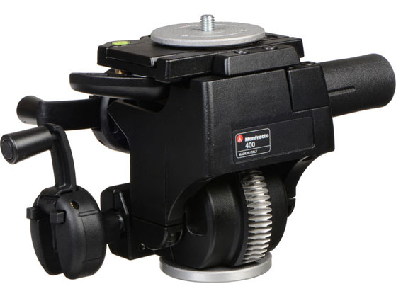 Manfrotto 400 Deluxe Geared Head (Quick Release) - Supports (10kg) - Best Available Image